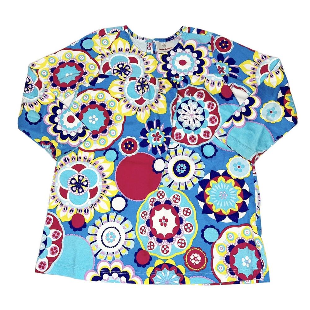 Hanna Andersson Floral Print Tunic Dress Size 110cm (5)